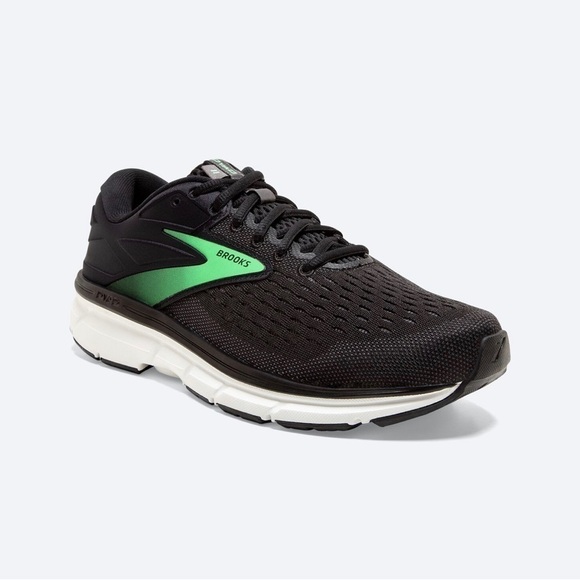 Brooks Dyad 11 Road Running Shoes Women's 7.5 in Black and Green - Picture 1 of 6